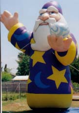 wizard shape giant inflatable